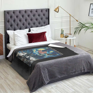 Solider Army Christian Throw Blanket Cross Starry Night Faith Patriotic Jesus TS14 Print Your Wear