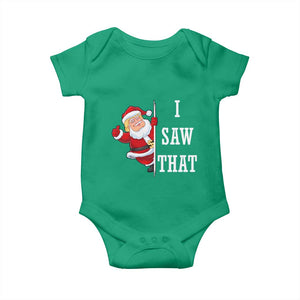 Funny Trump Christmas Baby Onesie I Saw That Meme TS14 Irish Green Print Your Wear