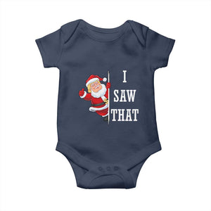 Funny Trump Christmas Baby Onesie I Saw That Meme TS14 Navy Print Your Wear