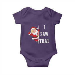 Funny Trump Christmas Baby Onesie I Saw That Meme TS14 Purple Print Your Wear