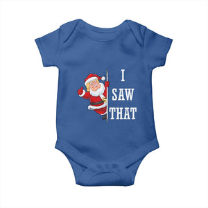 Funny Trump Christmas Baby Onesie I Saw That Meme TS14 Royal Blue Print Your Wear