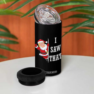 Funny Trump Christmas 4 in 1 Can Cooler Tumbler I Saw That Meme TS14 Print Your Wear