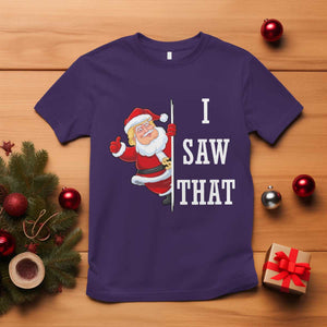Funny Trump Christmas T Shirt I Saw That Meme TS14 Purple Print Your Wear