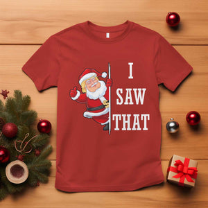 Funny Trump Christmas T Shirt I Saw That Meme TS14 Red Print Your Wear