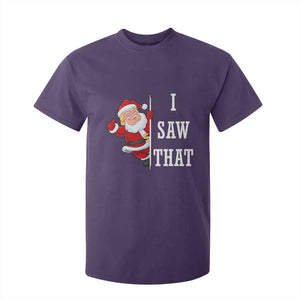 Funny Trump Christmas T Shirt For Kid I Saw That Meme TS14 Purple Print Your Wear