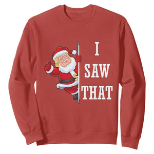Funny Trump Christmas Sweatshirt I Saw That Meme TS14 Red Print Your Wear