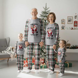 Funny Trump Christmas Plaid Pajama Set You Are Not Getting Shit TS14 Christmas Plaid Print Your Wear
