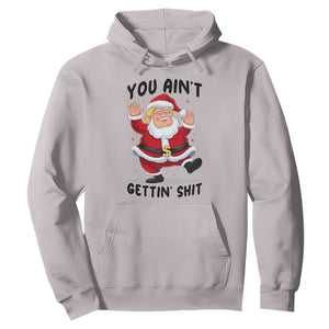 Funny Trump Christmas Hoodie You Are Not Getting Shit TS14 Ice Gray Print Your Wear