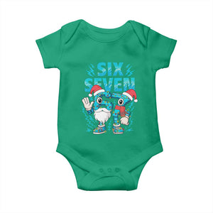 67 Six Seven Christmas Baby Onesie Funny Italian Brainrot Meme TS14 Irish Green Print Your Wear