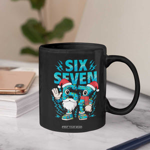 67 Six Seven Christmas Coffee Mug Funny Italian Brainrot Meme TS14 Print Your Wear