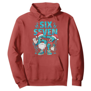 67 Six Seven Christmas Hoodie Funny Italian Brainrot Meme TS14 Red Print Your Wear
