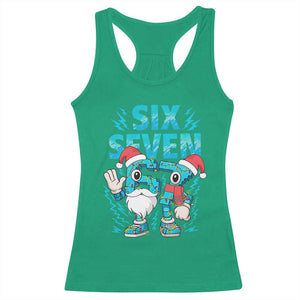 67 Six Seven Christmas Racerback Tank Top Funny Italian Brainrot Meme TS14 Irish Green Print Your Wear