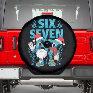 67 Six Seven Christmas Spare Tire Cover Funny Italian Brainrot Meme TS14 Black Print Your Wear