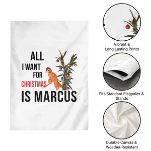 Marcus The Worm Robert Meme Garden Flag All I Want For Christmas Is Marcus TS14 Print Your Wear