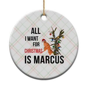 Marcus The Worm Robert Meme Ceramic Ornament All I Want For Christmas Is Marcus TS14 1pc Christmas Plaid Print Your Wear
