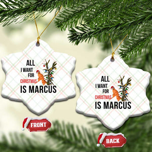 Marcus The Worm Robert Meme Ceramic Ornament All I Want For Christmas Is Marcus TS14 Print Your Wear
