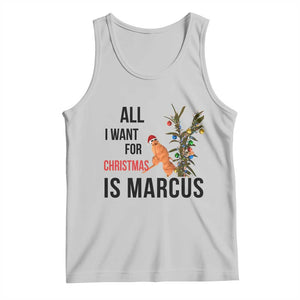 Marcus The Worm Robert Meme Tank Top All I Want For Christmas Is Marcus TS14 Ash Print Your Wear