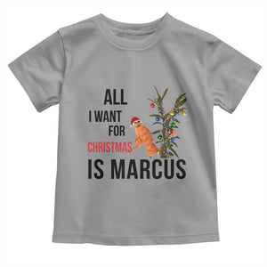 Marcus The Worm Robert Meme Toddler T Shirt All I Want For Christmas Is Marcus TS14 Sport Gray Print Your Wear