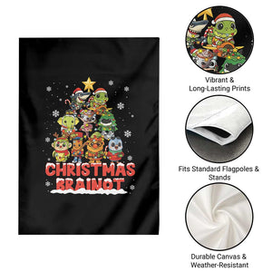 Italian Brainrot Christmas Tree Meme Garden Flag TS14 Print Your Wear