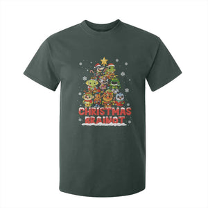Italian Brainrot Christmas Tree Meme T Shirt For Kid TS14 Dark Forest Green Print Your Wear