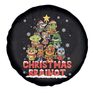 Italian Brainrot Christmas Tree Meme Spare Tire Cover TS14 Print Your Wear