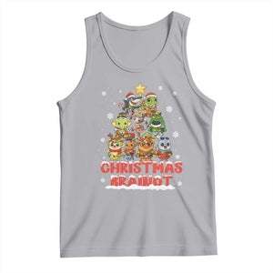 Italian Brainrot Christmas Tree Meme Tank Top TS14 Athletic Heather Print Your Wear