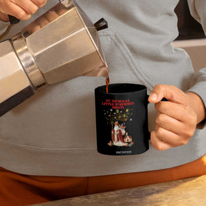 Saint Nicholas Santa Claus Christmas Coffee Mug Little Surprises Awaiti TS14 Print Your Wear