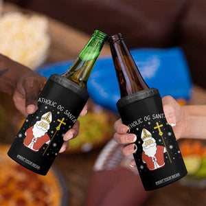 Saint Nicholas Catholic Christmas 4 in 1 Can Cooler Tumbler TS14 Print Your Wear