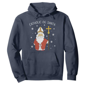 Saint Nicholas Catholic Christmas Hoodie TS14 Navy Print Your Wear