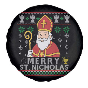Saint Nicholas Santa Claus Christmas Spare Tire Cover TS14 Print Your Wear
