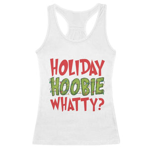 Holiday Hoobie Whatty Racerback Tank Top Funny Christmas Movie Holiday TS14 White Print Your Wear