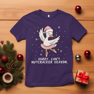 Nutcracker Goose Ballet Christmas T Shirt TS14 Purple Print Your Wear