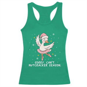 Nutcracker Goose Ballet Christmas Racerback Tank Top - Print Your Wear