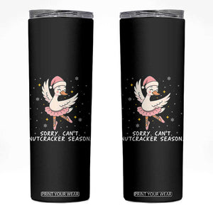 Nutcracker Goose Ballet Christmas Skinny Tumbler TS14 Black Print Your Wear