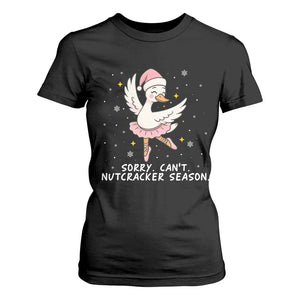 Nutcracker Goose Ballet Christmas T Shirt For Women TS14 Black Print Your Wear