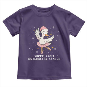 Nutcracker Goose Ballet Christmas Toddler T Shirt TS14 Purple Print Your Wear