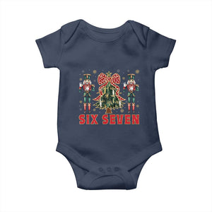 67 Six Seven Nutcracker Christmas Meme Baby Onesie TS14 Navy Print Your Wear