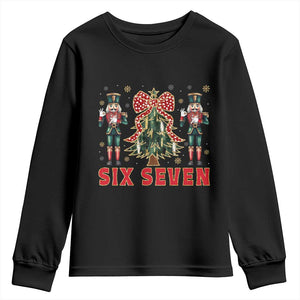 67 Six Seven Nutcracker Christmas Meme Youth Sweatshirt TS14 Black Print Your Wear
