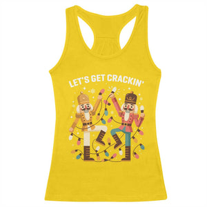 Funny Nutcracker Christmas Racerback Tank Top Let Us Get Crackin - Print Your Wear