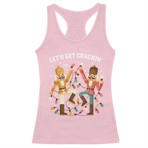 Funny Nutcracker Christmas Racerback Tank Top Let Us Get Crackin - Print Your Wear