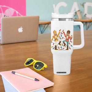 Funny Nutcracker Christmas Tumbler With Handle Let Us Get Crackin TS14 Print Your Wear