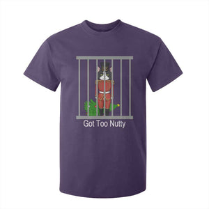 Funny Cat Nutcracker Christmas T Shirt For Kid Got Too Nutty TS14 Purple Print Your Wear