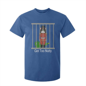 Funny Cat Nutcracker Christmas T Shirt For Kid Got Too Nutty TS14 Royal Blue Print Your Wear