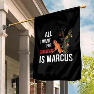 Marcus The Worm Robert Christmas Meme Garden Flag All I Want For Xmas Is Marcus TS14 Print Your Wear