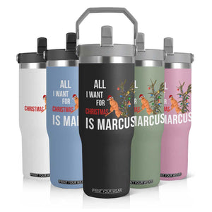Marcus The Worm Robert Christmas Meme Flip Straw Tumbler All I Want For Xmas Is Marcus TS14 Print Your Wear