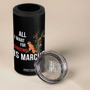 Marcus The Worm Robert Christmas Meme 4 in 1 Can Cooler Tumbler All I Want For Xmas Is Marcus TS14 Print Your Wear