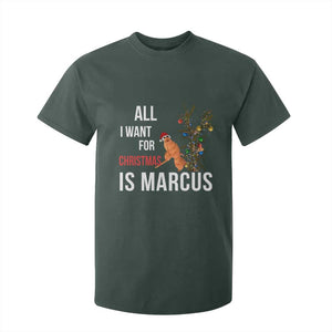 Marcus The Worm Robert Christmas Meme T Shirt For Kid All I Want For Xmas Is Marcus TS14 Dark Forest Green Print Your Wear