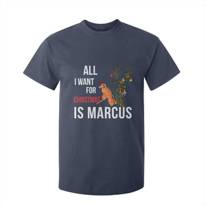 Marcus The Worm Robert Christmas Meme T Shirt For Kid All I Want For Xmas Is Marcus TS14 Navy Print Your Wear