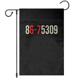 67 Six Seven Meme Garden Flag Vintage 80s Music 8675309 Jenny TS14 Black Print Your Wear