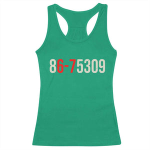 67 Six Seven Meme Racerback Tank Top Vintage 80s Music 8675309 Jenny TS14 Irish Green Print Your Wear